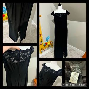 Black formal dress